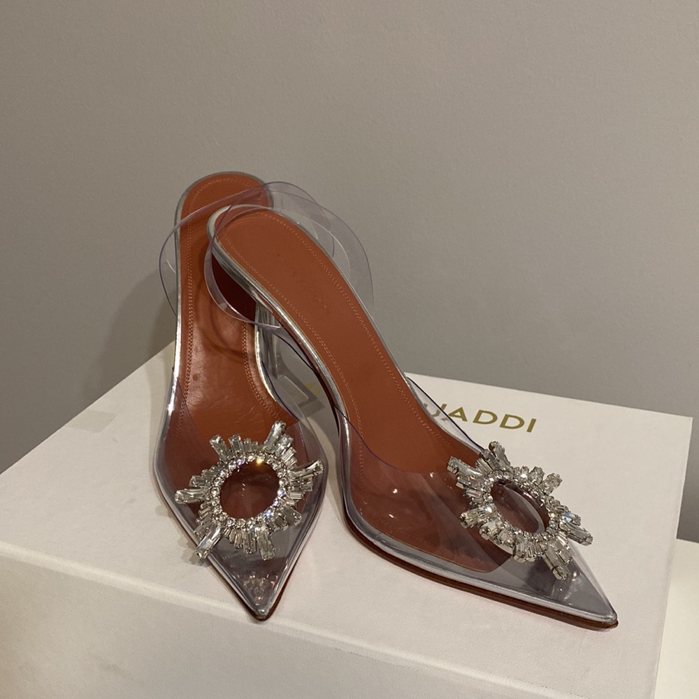AMINA MUADDI ✨
Begum PVC Slingback Pumps